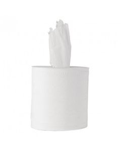 Bobines de papier d'essuyage pour distributeur à dévidage central Tork x6 blanches - Papier160 000