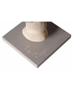 Lampe de chevet bord de mer en bois et galets - Personnalisable - Fabriqué à la main en France 40 cm - Cendre avec personnalisation - 20