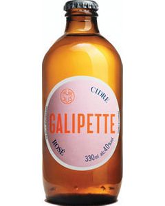 Cidre brut Galipette Rose 4°
