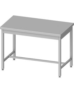 Table Inox Professionnelle Centrale AISI 201 sans Etagère - Gamme 700 - Stalgast - Acier inoxydable1000x700