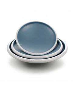 Assiette Creuse Mélamine Bleue Ø 25,5 cm - Pujadas