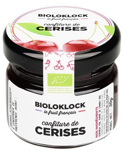 Confiture Cerises Bio 30g (colis de 36 unités)