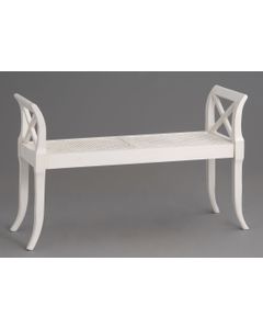 Banc 2 places blanc cassé Boston - Amadeus