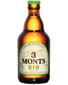 Bière Amber Ale Trois Monts   Blonde Bio 6.5°