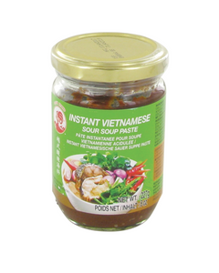 Assaisonnement / Pâte instantanée pour soupe Canh Chua (soupe aigre-douce vietnamienne) 227g - Marque Coq - 1 pot