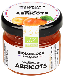 Confiture Abricots Bio 30g (colis de 36 unités)