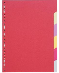 COUTAL Jeu de 6 intercalaires format A4 Carte Recyclée 220g