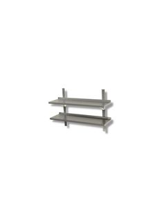 2 console étageres - Ristopro -  - Inox AISI430 1400x300x40mm