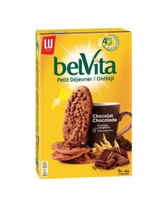 LU BelVita Petit Déjeuner Chocolat 5 Céréales Complètes 400g (lot de 6)