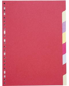 COUTAL Jeu de 8 intercalaires format A4 Carte Recyclée 220g