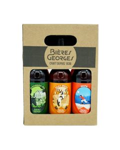 Bière Georges Coffret A Partager Neipa Ipa Silky Weiss Blonde 5.3°