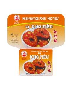 Assaisonnement pour 'Kho Tieu' vietnamien 75g (plat de porc caramélisé au poivre noir) / Épices en cubes - Marque Coq - 20 boîtes