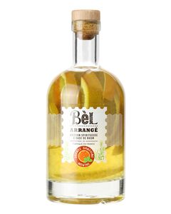 Boisson spiritueuse à base de Rhum Bèl Arrange   Menthe Orange Sanguine 32°