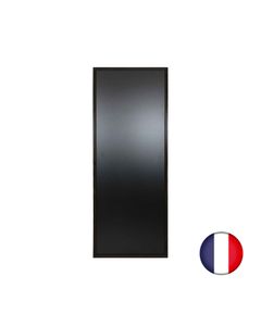 Ardoise murale cadre carré en bois couleur noir dimensions 163 x 63 cm - Fabrication française