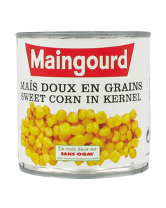 Maïs Doux en Grains en conserve 300g - Marque Maingourd - Origine FRANCE - 6 boîtes