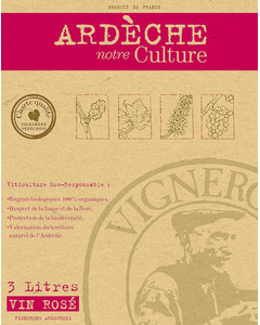IGP Ardèche Rosé Vignerons Ardechois Par Nature