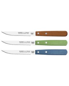 Couteau à steak classic bois lame cranté (1 modèle aléatoire)