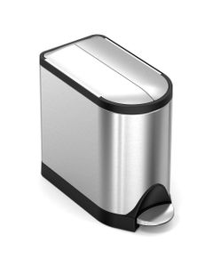Poubelle papillon à pédale 10L code R inox