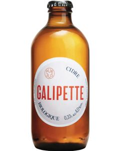 Cidre brut Galipette   Bio 4°