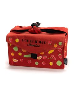 Sac déjeuner vitamine rouge