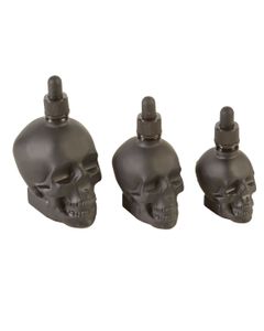 Bouteille Skull Pipette Noire 120ml Cocktail7