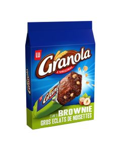 LU Granola L’Original Brownie Gros Éclats de Noisettes 180g (lot de 6)