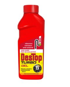 DESTOP Gel Déboucheur Canalisation Turbo - 500 ml
