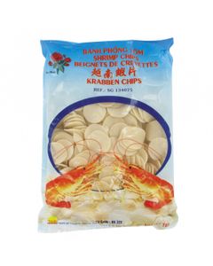Chips à la crevette 'Sa Giang' / Beignets de crevettes à frire 1KG - Marque Red Roses - 1 sachet