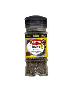 Ducros 5 Baies Moulues Assemblage de Poivres & d’Epices Doux 35g (lot de 3)