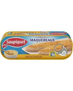 Saupiquet Filets de Maquereaux Moutarde 169g (lot de 5)