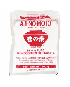 Glutamate monosodique pur - Assaisonnement Umami - Marque Ajinomoto - 200G - 2 sachets