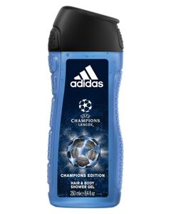Adidas Hair & Body Shower Gel Champions League Edition 250ml (lot de 6)
