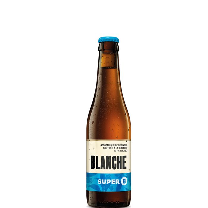 Bière Wheat Beer Super 8   Blanche 5.1°