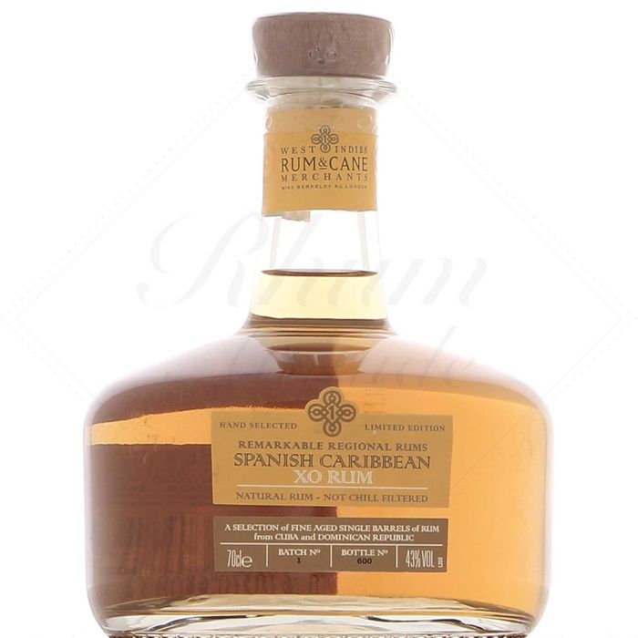 Rhum Ambré Rum & Cane Spanish Carribean XO 43°