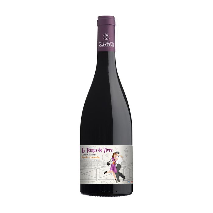 IGP Côtes Catalanes Rouge Vignerons Catalan Temps De Vivre 2022