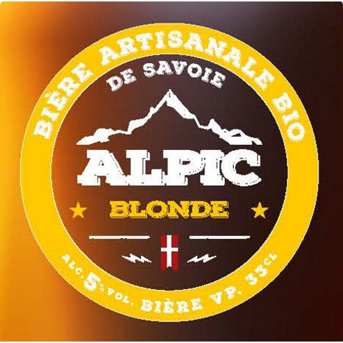 Bière Pilsner Alpic   Blonde Bio 5°