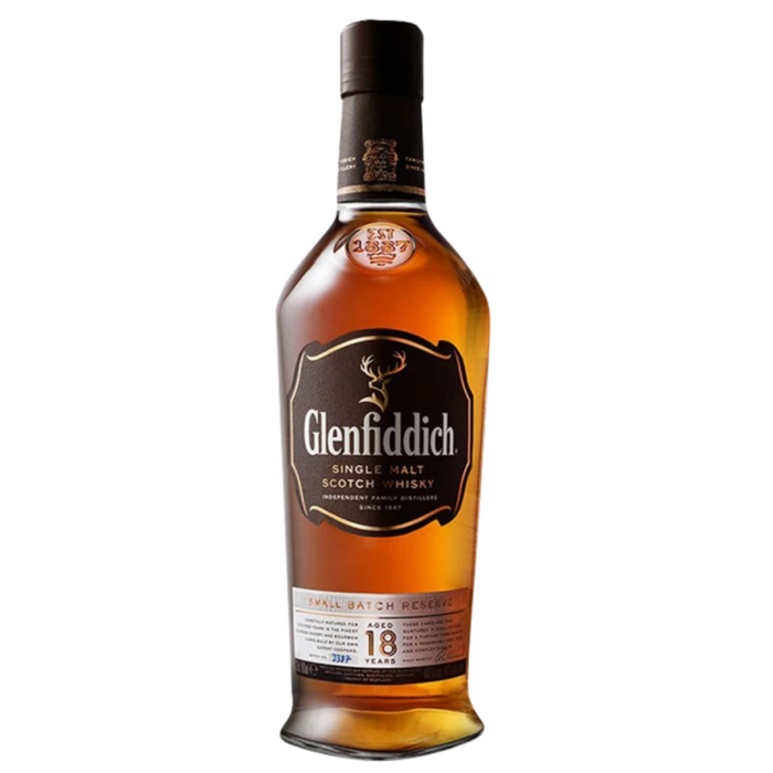Single Malt Whisky Glenfiddich   18 ans 40°