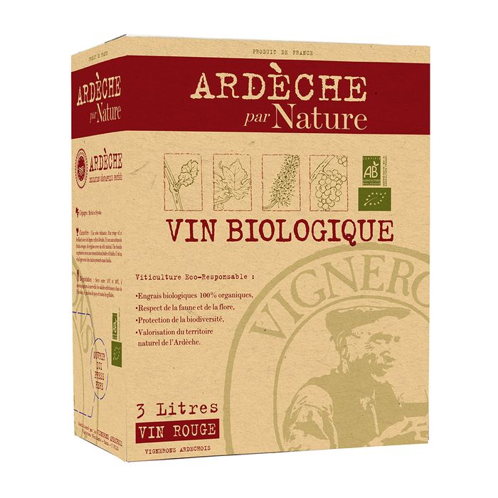 IGP Ardèche Rouge Par Nature   Bio