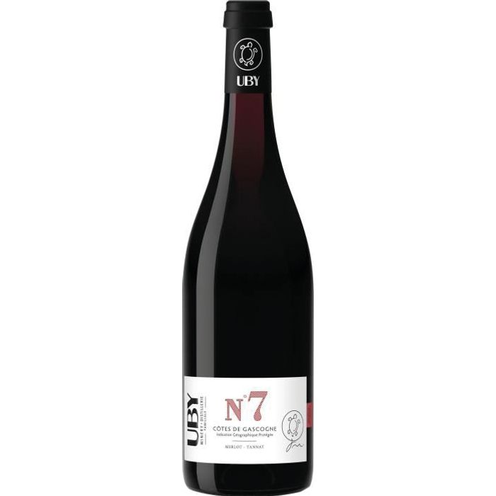 IGP Côtes de Gascogne Rouge Uby N°7