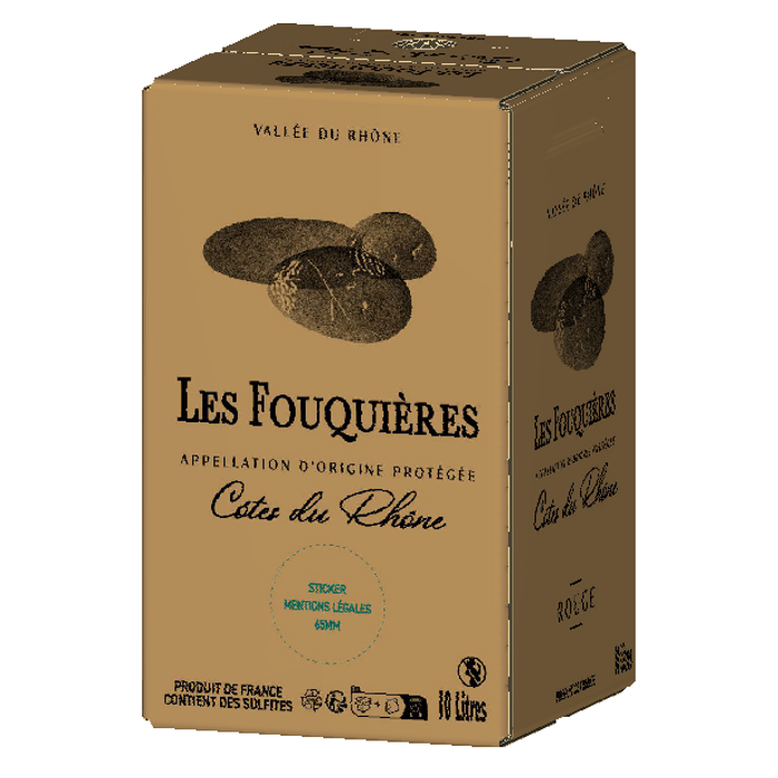 AOP Côtes du Rhône Rouge Les Fouquieres