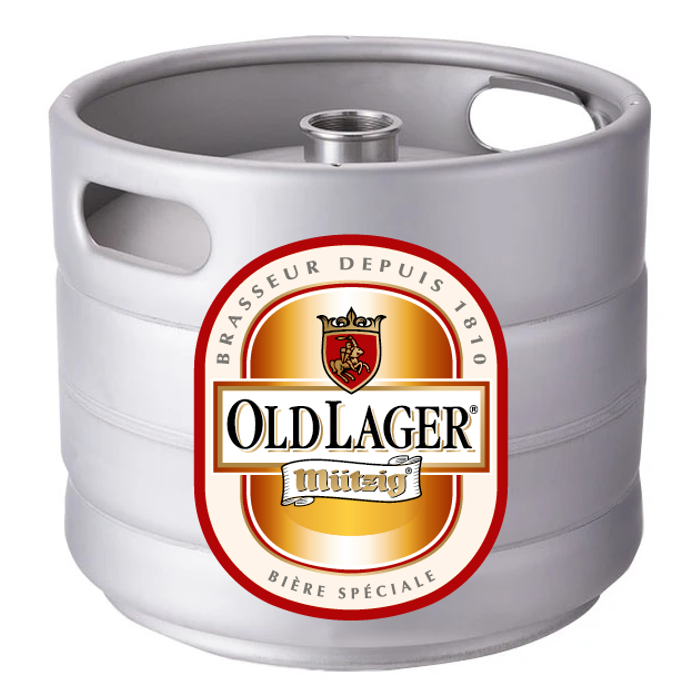 Bière Pale Lager Mutzig Old Lager Blonde 6.9°
