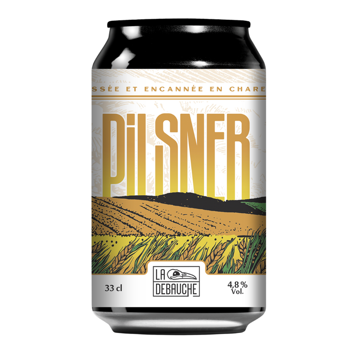 Bière Pilsner La Debauche   Blonde 4.8°
