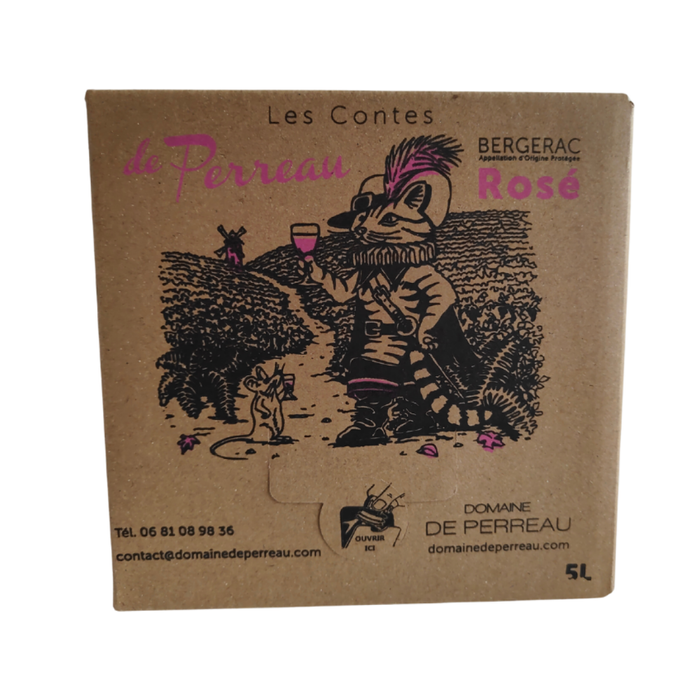 AOP Bergerac Sec Rosé Domaine Perreau   Bio 2025