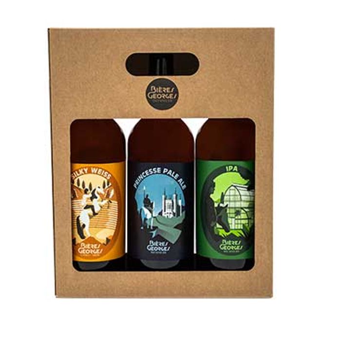 Bière Georges Coffret A Partager Blonde Bio 5.4°