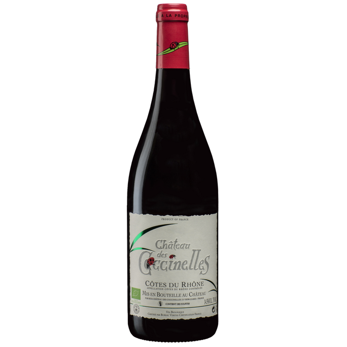 AOP Côtes du Rhône Rouge Château des Coccinelles   Bio