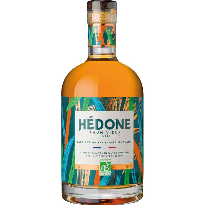 Rhum Vieux Hedone   Vieux 40° Bio