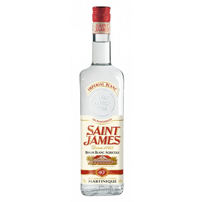 Rhum Blanc Agricole St James   40°