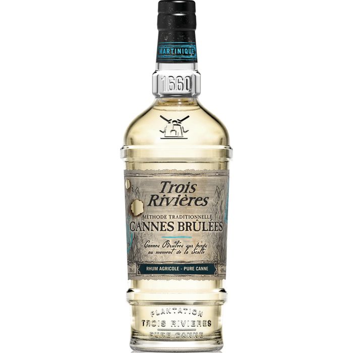Rhum Blanc Agricole Trois Rivieres Cannes Brûlées 43°