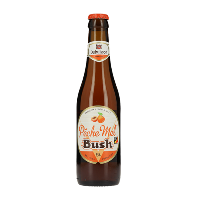 Bière Fruitée Peche Mel Bush   Ambrée 8.5°