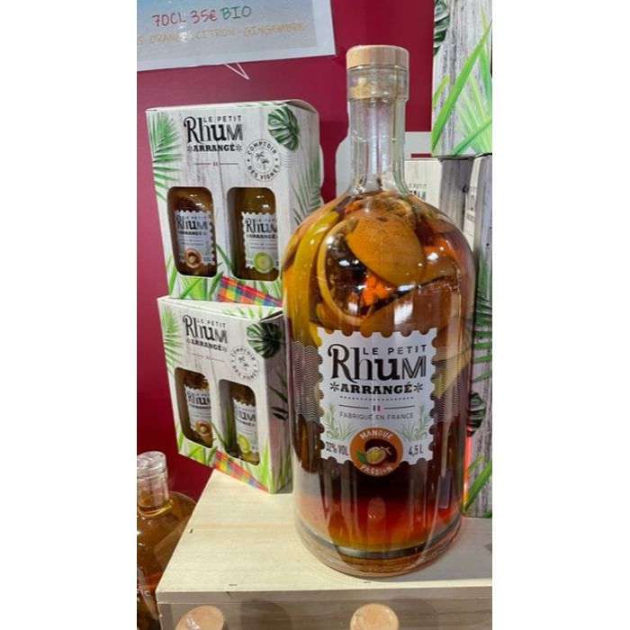 Boisson spiritueuse à base de Rhum Petit Rhum Arrange   Mangue Passion 32°
